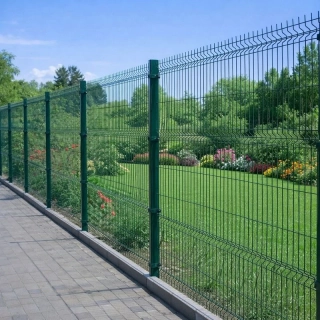 Stĺpik zelený 60x40 mm, hranatý, 200 cm